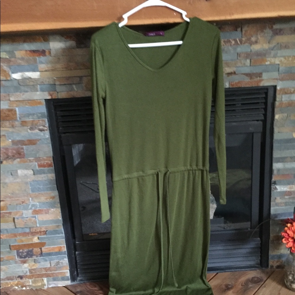 Long Green Dress